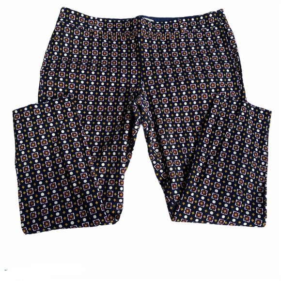 J. Crew Pants - J. Crew Geo Print Ankle Pants Size 14